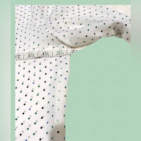 HALOGEN WOMEN’S DRESS BLOUSE SIZE M BUST 20.5” LENGTH Front 24.5” Back 27” HI/LO - Picture 13 of 15